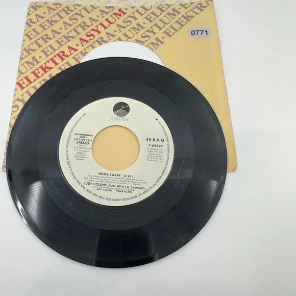 Judy Collins Home Again Vinyl Record Album 3:24 1984 - Picture 4 of 5